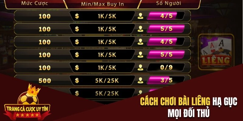 Cách Chơi Bài Liêng Bất Bại Hạ Gục Nhanh Gọn Mọi Đối Thủ