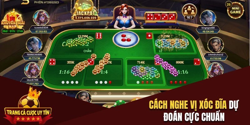 Cách Nghe Vị Xóc Đĩa Dự Đoán Kết Quả Chuẩn Không Cần Chỉnh